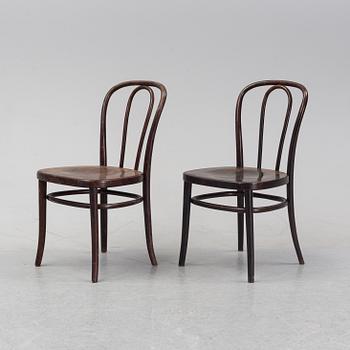 A set of eight wooden chairs, Gemla, Sweden, late 20th century.