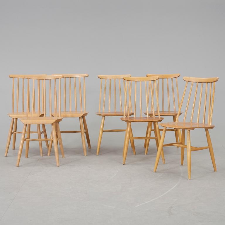 STOLAR, 7 stycken, bl.a. Fanett, 1900-tal.