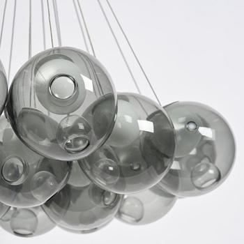 Omer Arbel, taklampa, "Cluster 28.19", Bocci, Italien, 2014.