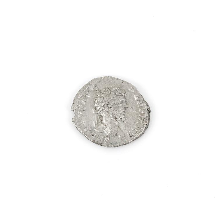 SILVERMYNT, Denarius, Severus Alexander, Romerska riket 222-235 efter Kristus. Ca 3 gram.