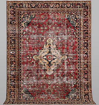 A carpet, Persian, Vintage Design, c. 309 x 216 cm.