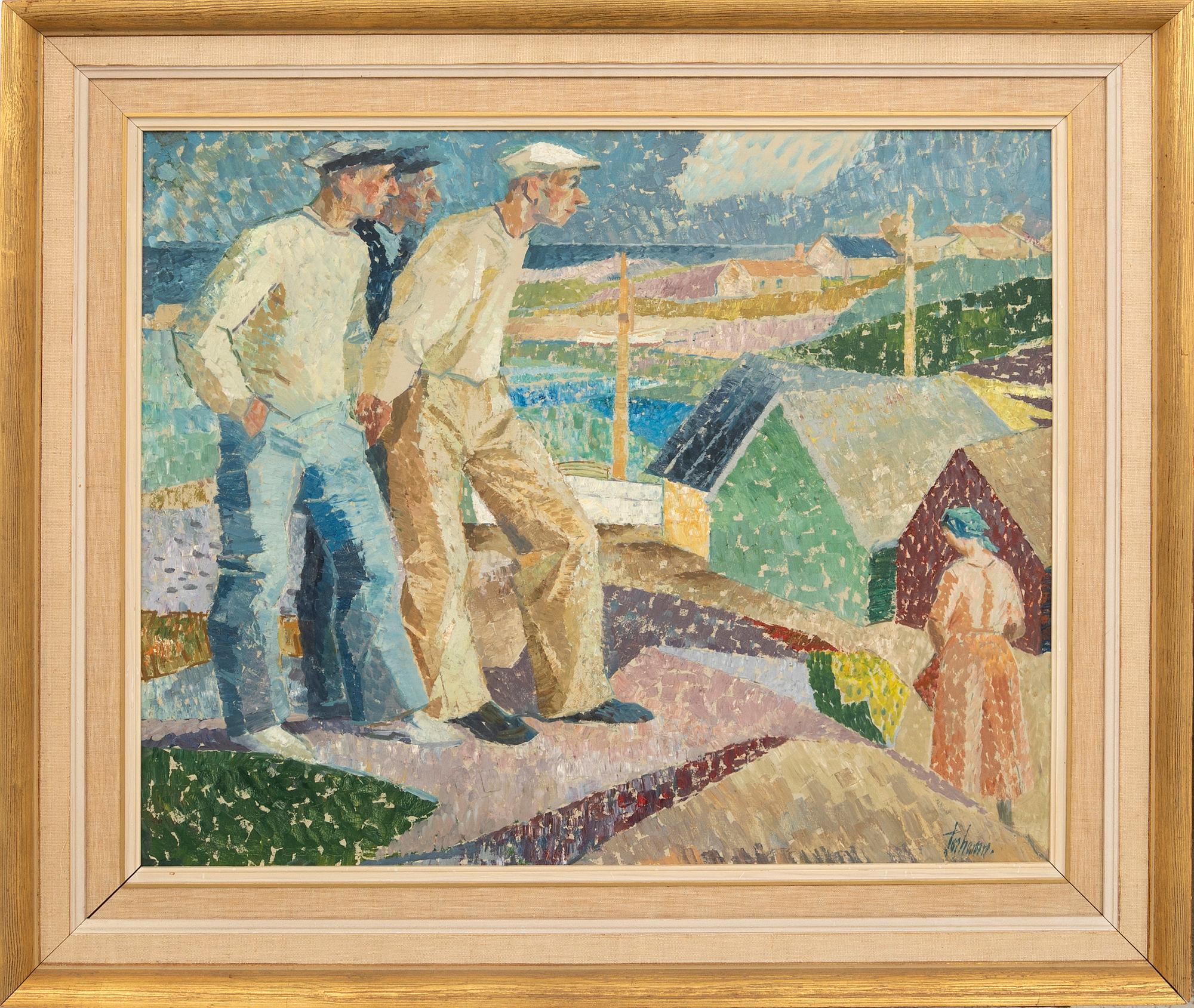 Gunnar Torhamn, Fisherman in a fishing village.