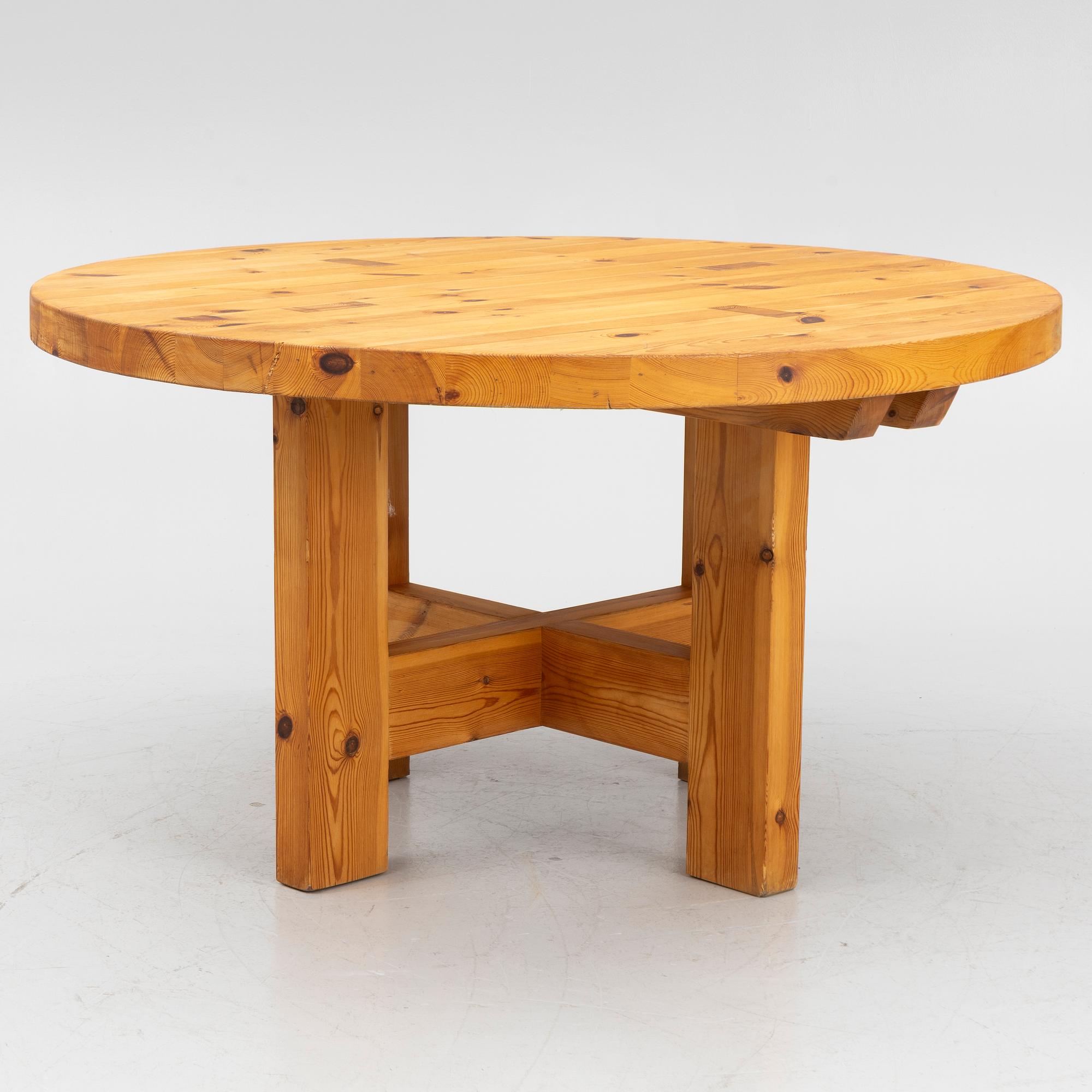 A dining table, 1970s.