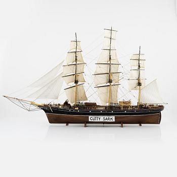 Cutty Sark model ship, latter half of the 20th century.