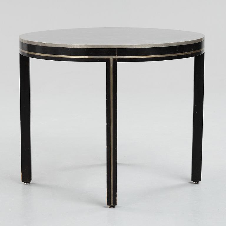 Olof Ågren, & probably Björn Trägårdh or Uno Åhrén, a pewter top table, Stockholm 1930.