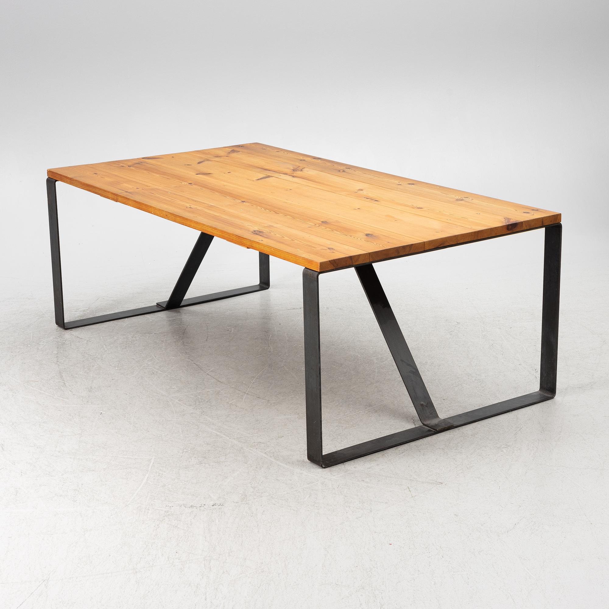 Christer Larsson, dining table, Sven Larsson furniture shop.