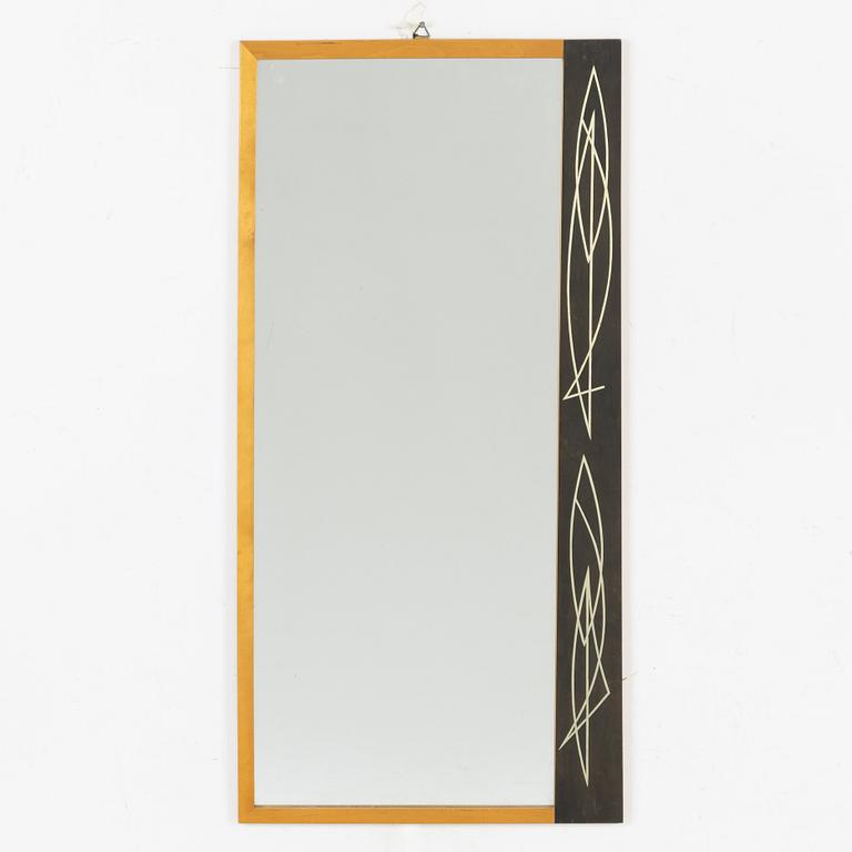 A 'Pacific' mirror, Atelier Wards, 1950s.