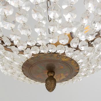 An Empire style chandelier, second half of the 20th Century.