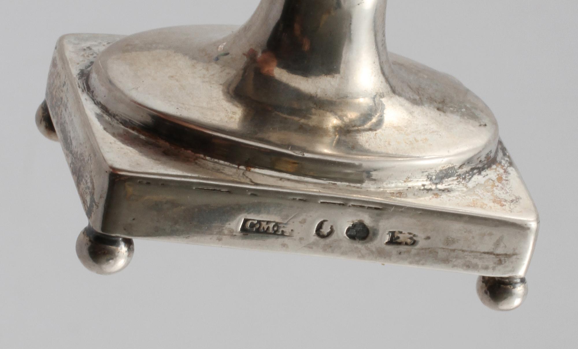 SALTKAR, silver, Carl Magnus Ryberg, Stockholm, 1811, vikt 88 gram.