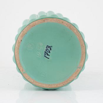 Ewald Dahlskog, floor vase, faience, Bo Fajans.