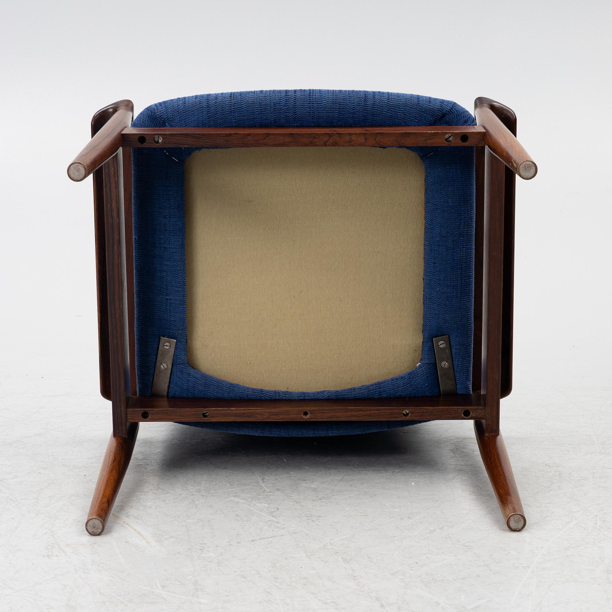 Finn Juhl, Armchairs, 6 pcs, "Diplomat", France & Son, Denmark, 1960s.