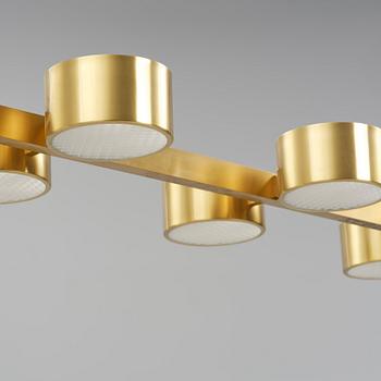 Hans-Agne Jakobsson, a monumental ceiling lamp model T 261/14, Hans-Agne Jakobsson AB, Markaryd, 1950s-60s.