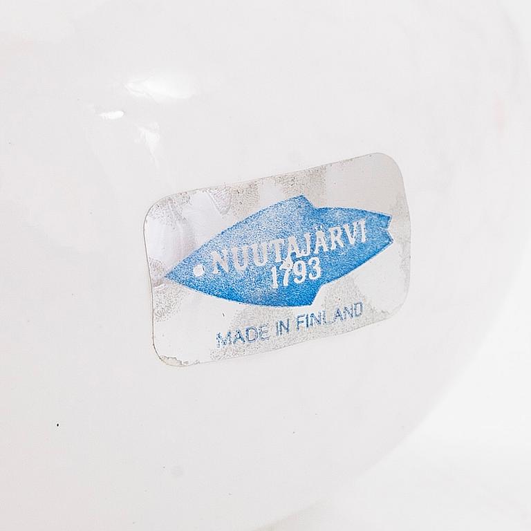 Oiva Toikka, glasfåglar, 5 st, signerad O. Toikka Nuutajärvi Notsjö.