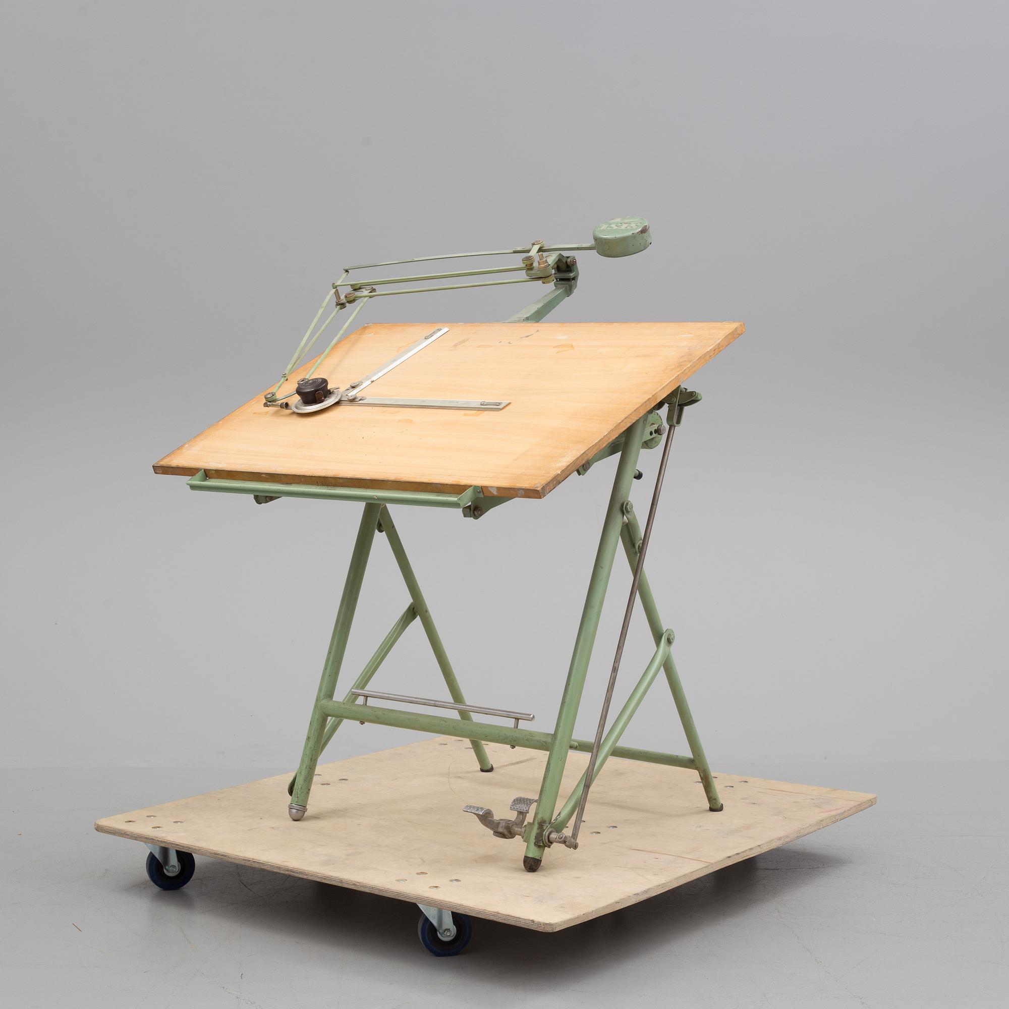 A drawing table from Schmidt & Haensch ISIS, West Berlin, mid 20th Century.