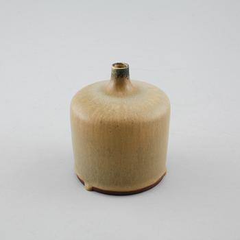 Unique stoneware vase by CARL-HARRY STÅLHANE, Rörstrand, signed, third quarter of the 20th century.