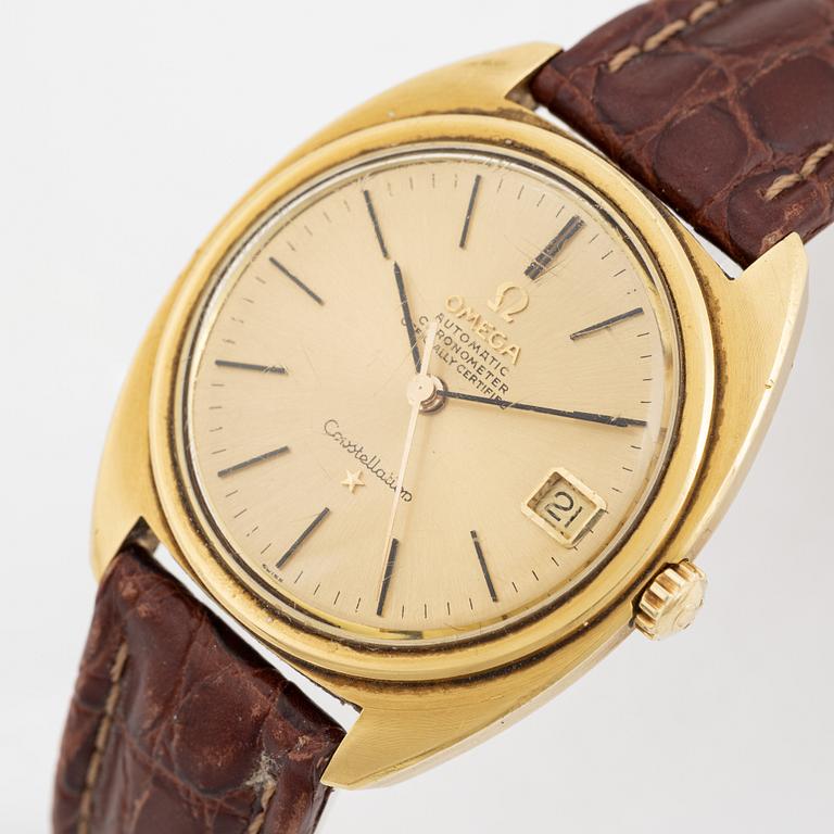 Omega, Constellation, "C", Chronometer, armbandsur, 35 mm.