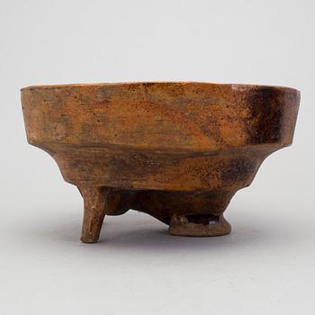ALADÅBFORM samt FIGURIN, keramik, möjligen Höganäs, 1800-tal.