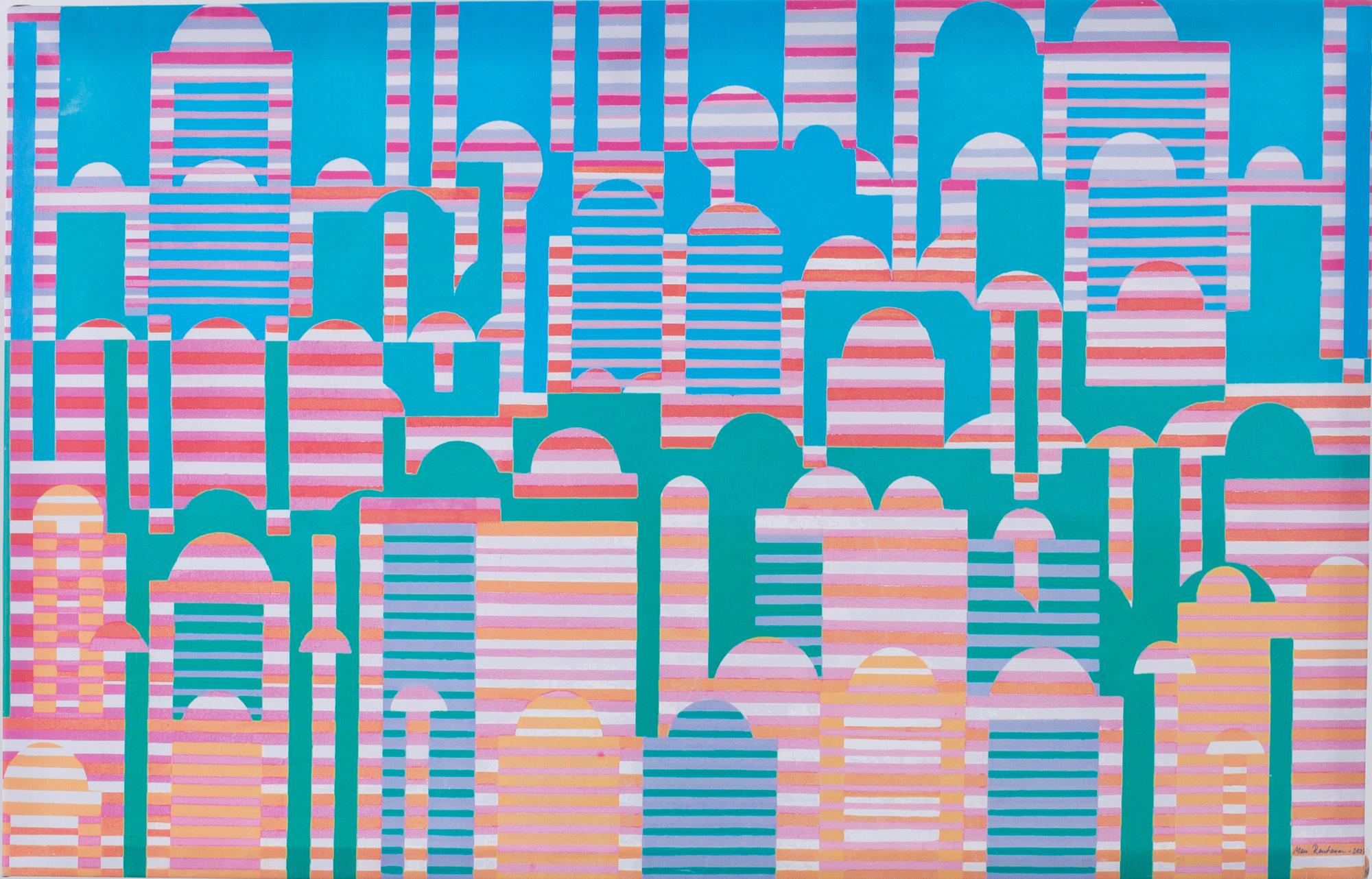 Mari Rantanen, screen printing on canvas, from the IKEA Art Event series.