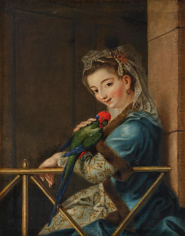 Johann Heinrich Tischbein, Konstnärens dotter Wilhelmine Ernestine Fredrike Tischbein (1759-1820) i turkisk dräkt.