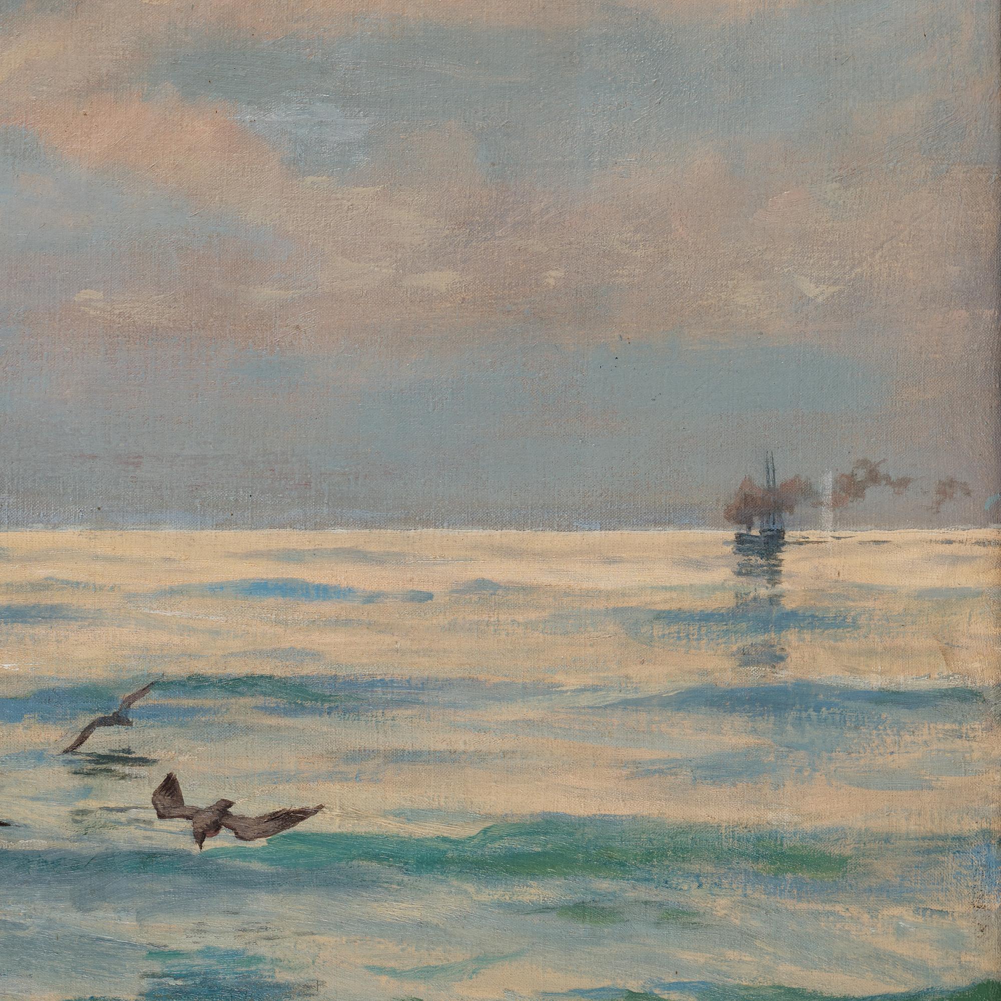 FRIEDRICH STURM, oil on canvas, signed and dated 1903.