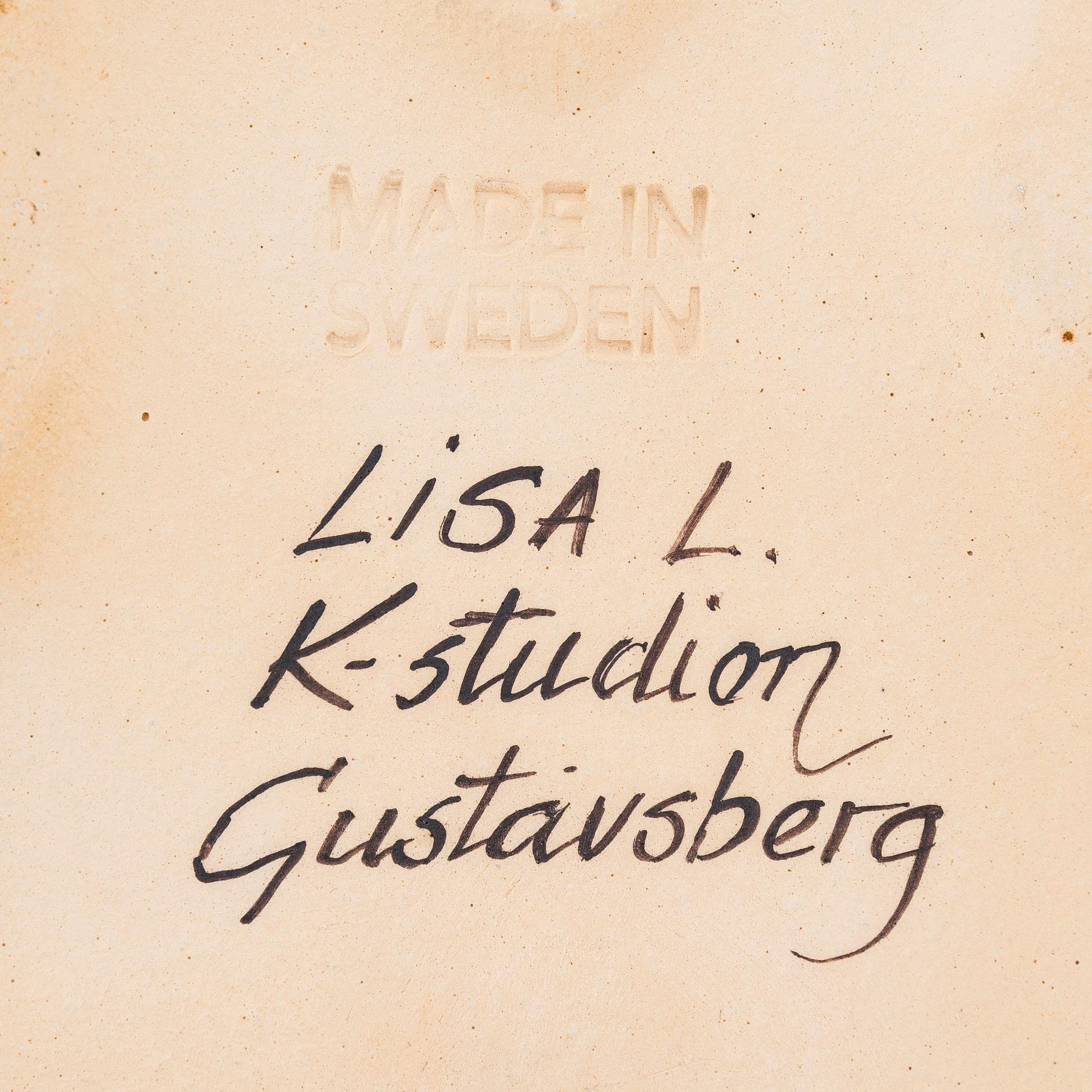 Lisa Larson, figuriner, 2 st, K-Studion, Gustavsberg.