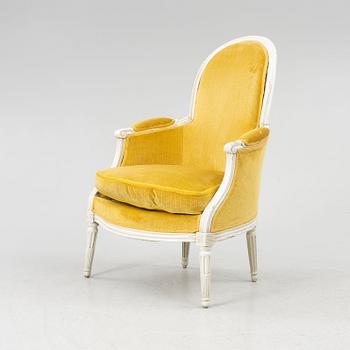 Fåtölj, Gustaviansk stil, 1900-talets början.