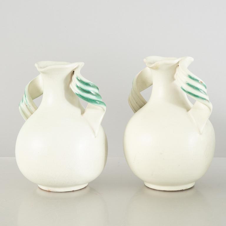 Anna-Lisa Thomson, a set of four vases, Upsala-Ekeby.