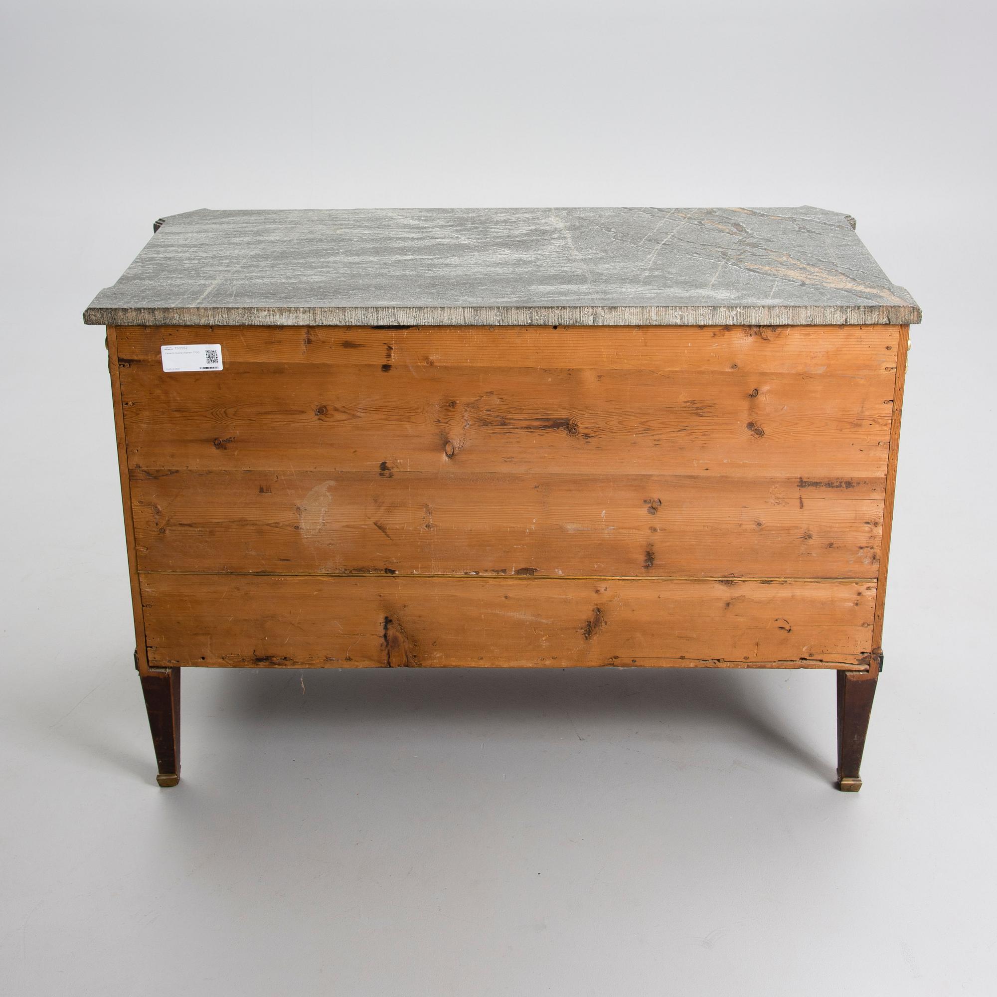 A CHEST OF DRAWERS, gustavian, Stockholm late 18th century.