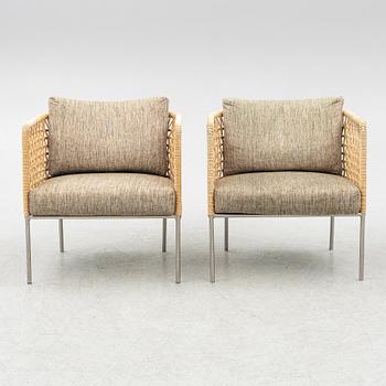 Piero Lissoni, a pair of 'Café Armchair', Living Divani.
