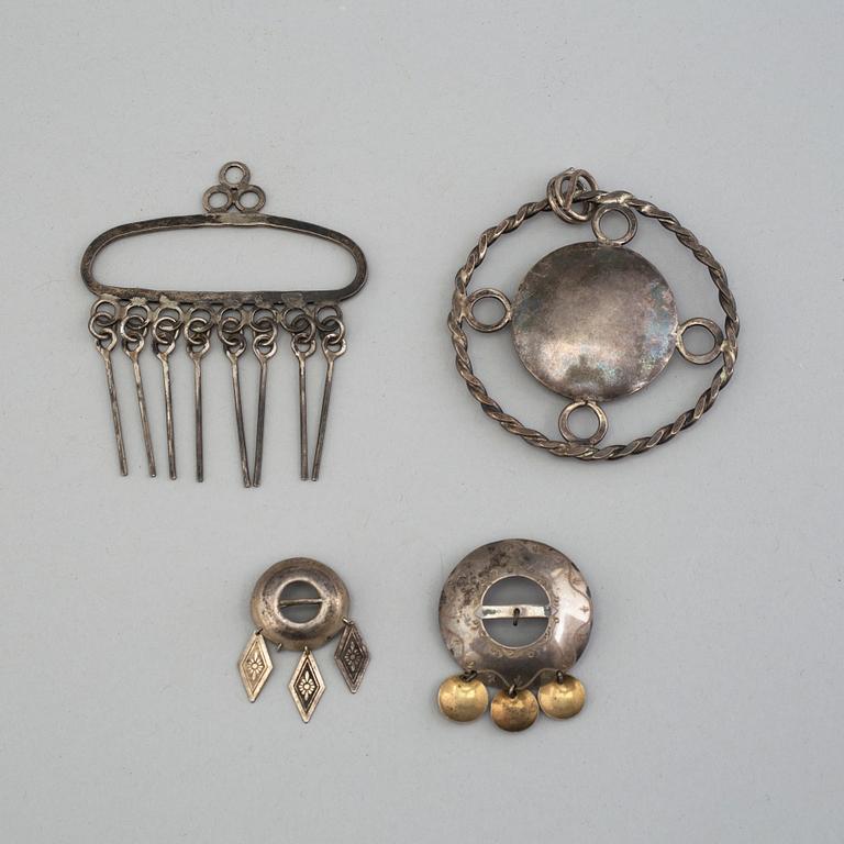 Twelve Sami items, 20th century.