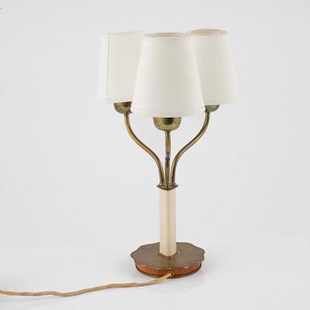 Harald Notini, bordslampa, modell "15484", Arvid Böhlmarks Lampfabrik, 1940-tal.