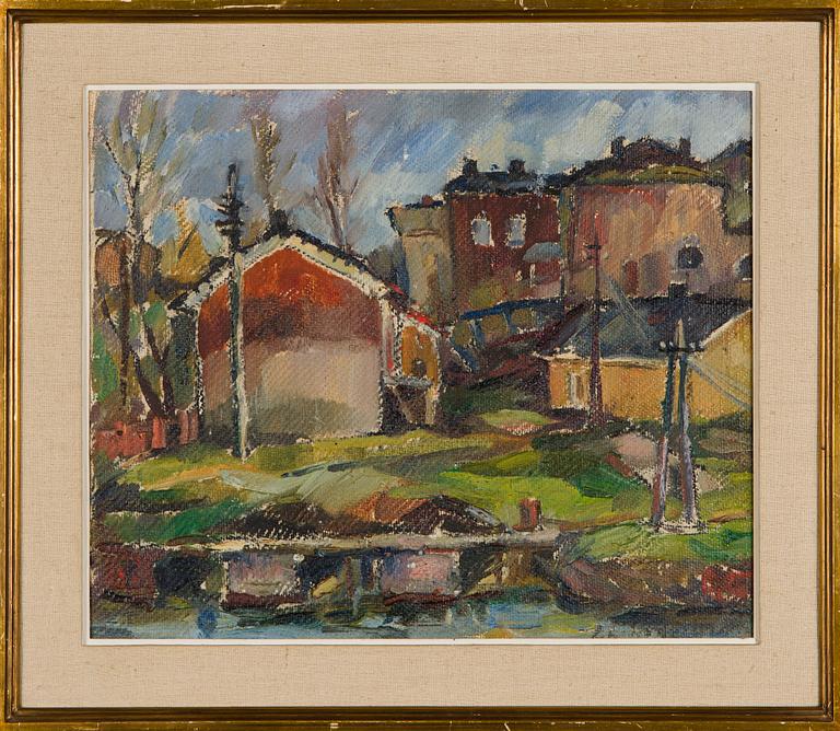 Eero Snellman, Village Landscape.