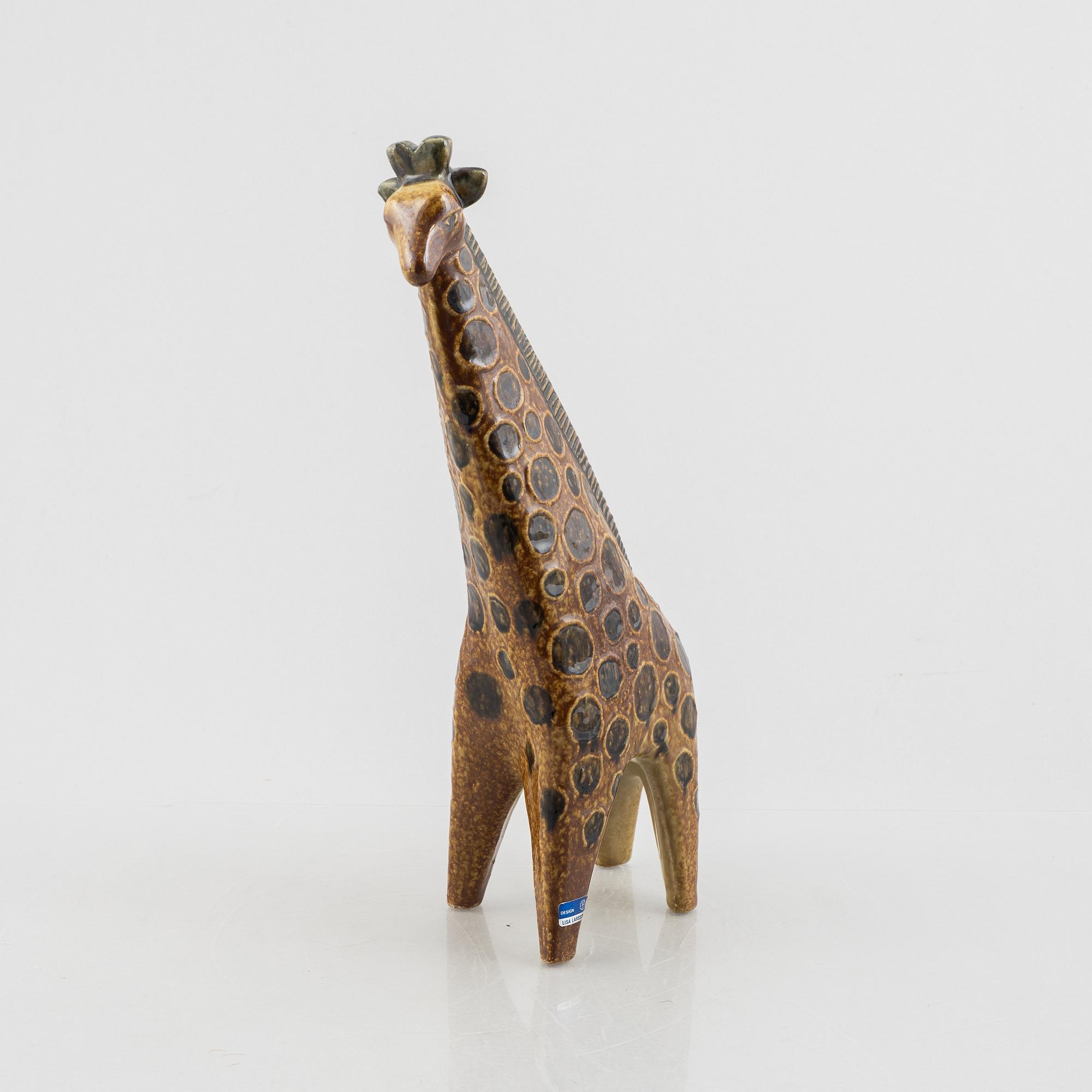 Lisa Larson, a 'Giraff' figurine, from the series 'Stora Zoo', Gustavsberg.