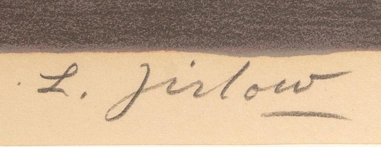 Lennart Jirlow, lithograph signed and numbered 211/380.