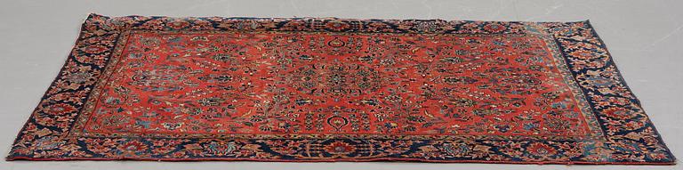 A rug, a semi-antique Keshan, so called Dabir, ca 196 x 126 cm.