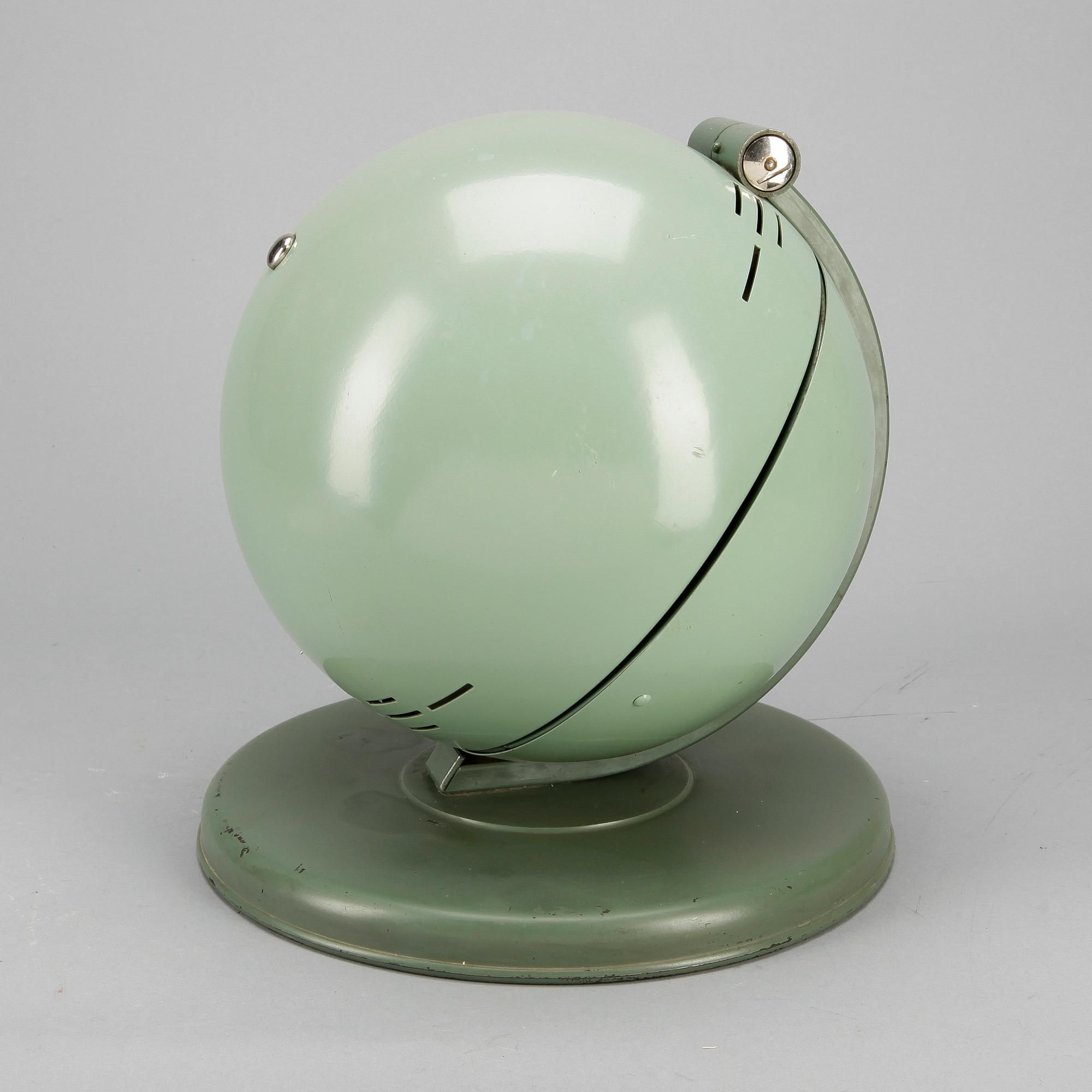 KVARTSLAMPA, plåt o bakelit, Bauhaus, 1930-tal.