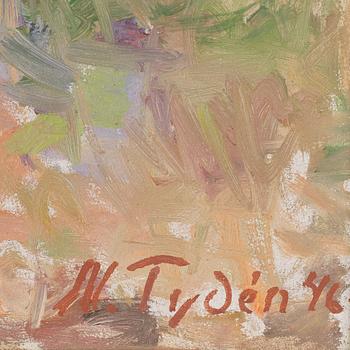 NILS TYDÉN, olja på pannå, signerad och daterad -46.