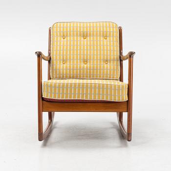 Ole Wanscher, a rocking chair, France & Daverkosen, Denmark, 1950's.