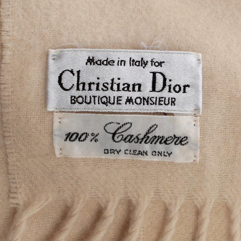 CHRISTIAN DIOR, cashmere shawl.