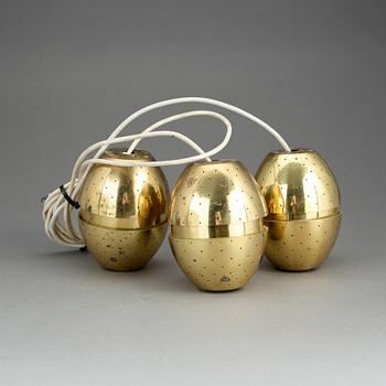 TAKLAMPOR, 3 par, Hans-Agne Jakobsson, 1900-talets andra hälft.