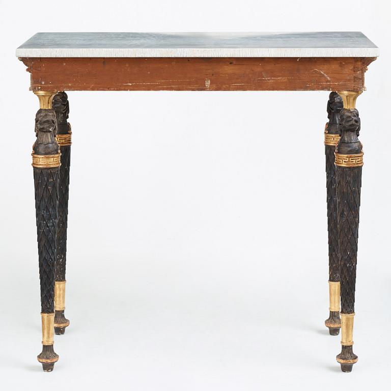 KONSOLBORD, Stockholmsarbete 1800-talets början, Sengustavianskt.