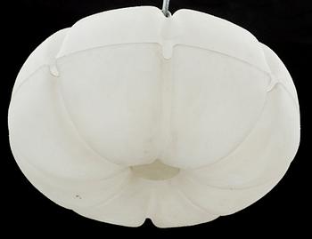 TAKLAMPA, glas, 1900-talets mitt.