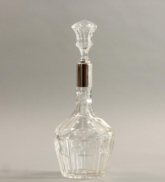 KARAFF, glas och silver, Lidköping, 1944.