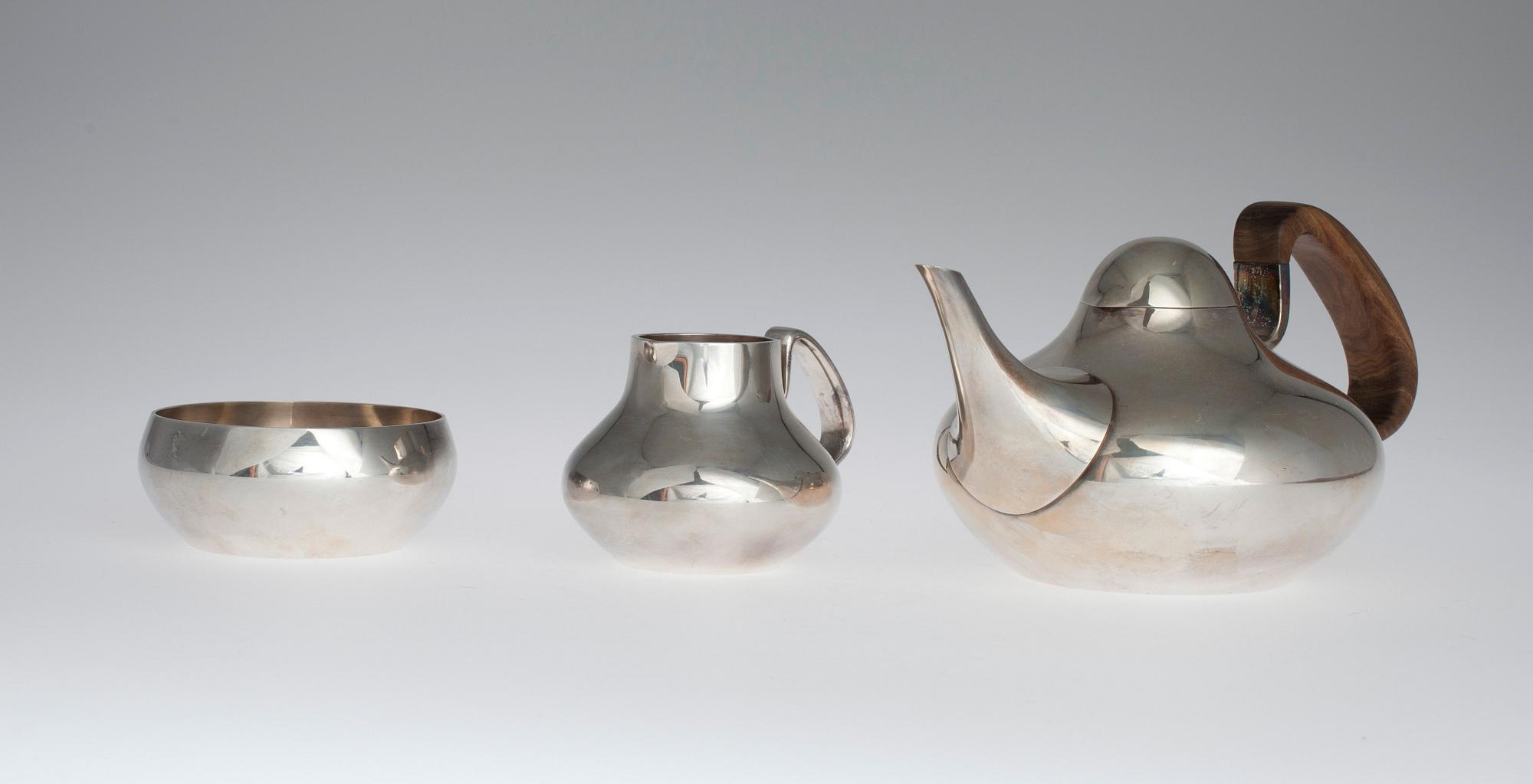 Henning Koppel, A 3-PIECE COFFE SERVICE.