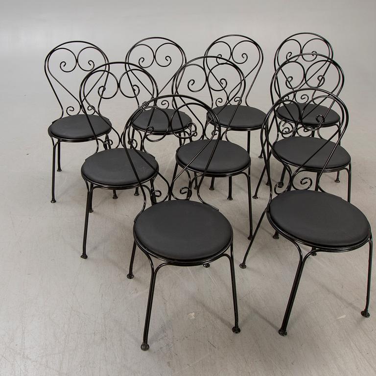 Garden chairs. 9 st. Classic No.1 Byarums Bruk.