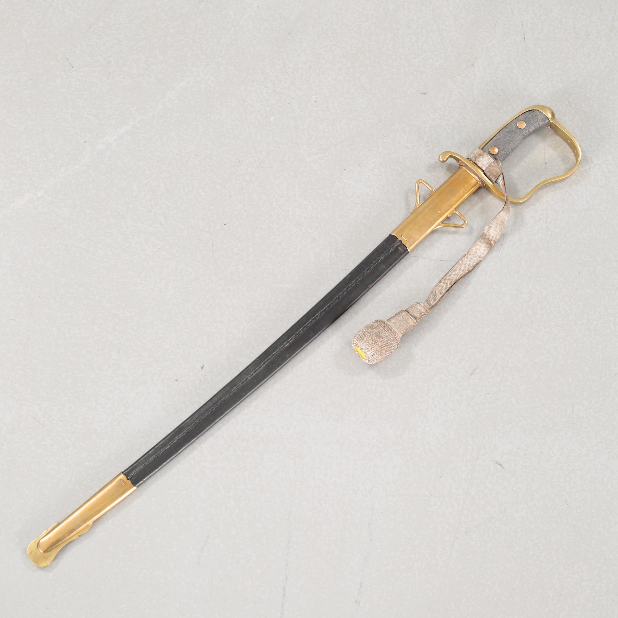 A police sword, first half of the 20th century.