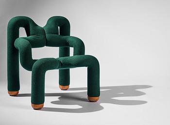 Terje Ekstrøm, armchair, "Ekstrem", for Stokke Fabrikker, Norway, circa 1984.