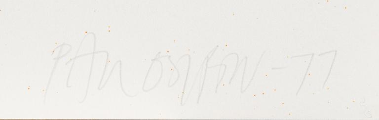 Portfolio with eleven serigraphs, signed and numbered 67/110, 1977.