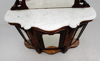 SPEGELSKÄNK, England, 1800-talets andra hälft.