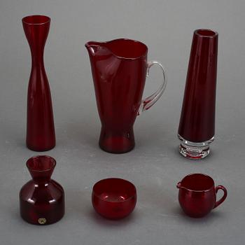 PARTI glas, 6 delar. Reijmyre, 1950-60-tal.